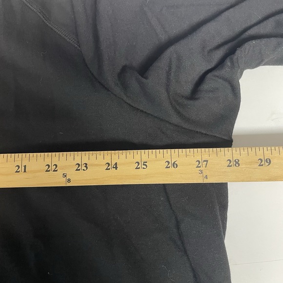 Logo Lounge Lori Goldstein Top Womens 3X Contrast Hem Casual Comfy Black Gray - Picture 5 of 6